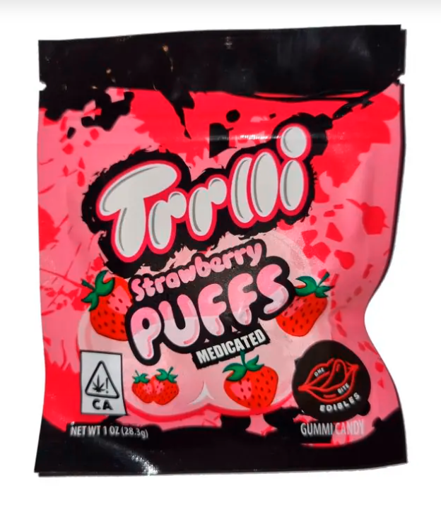 Trolli Strawberry Puffs